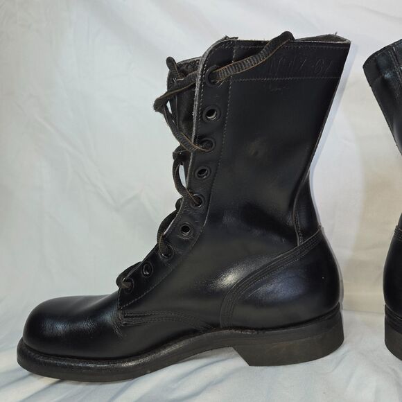 Vietnam War US Army Boots Biltrite Black Leather Sz 8 N 66250 July 1967 Exc Con - Picture 4 of 16